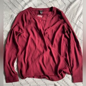 Wine Blouse